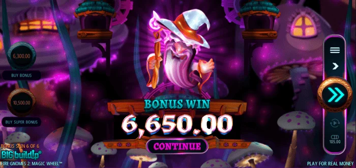 Fire Gnomes 2 Magic Wheel - panalo sa bonus