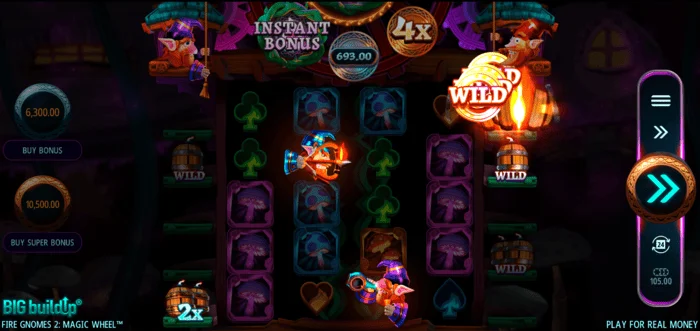 Fire Gnomes 2 Magic Wheel - symbol table